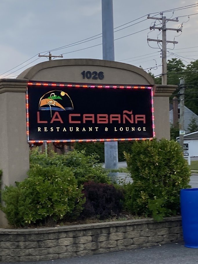 Front view of La Cabaña Restaurant & Lounge.